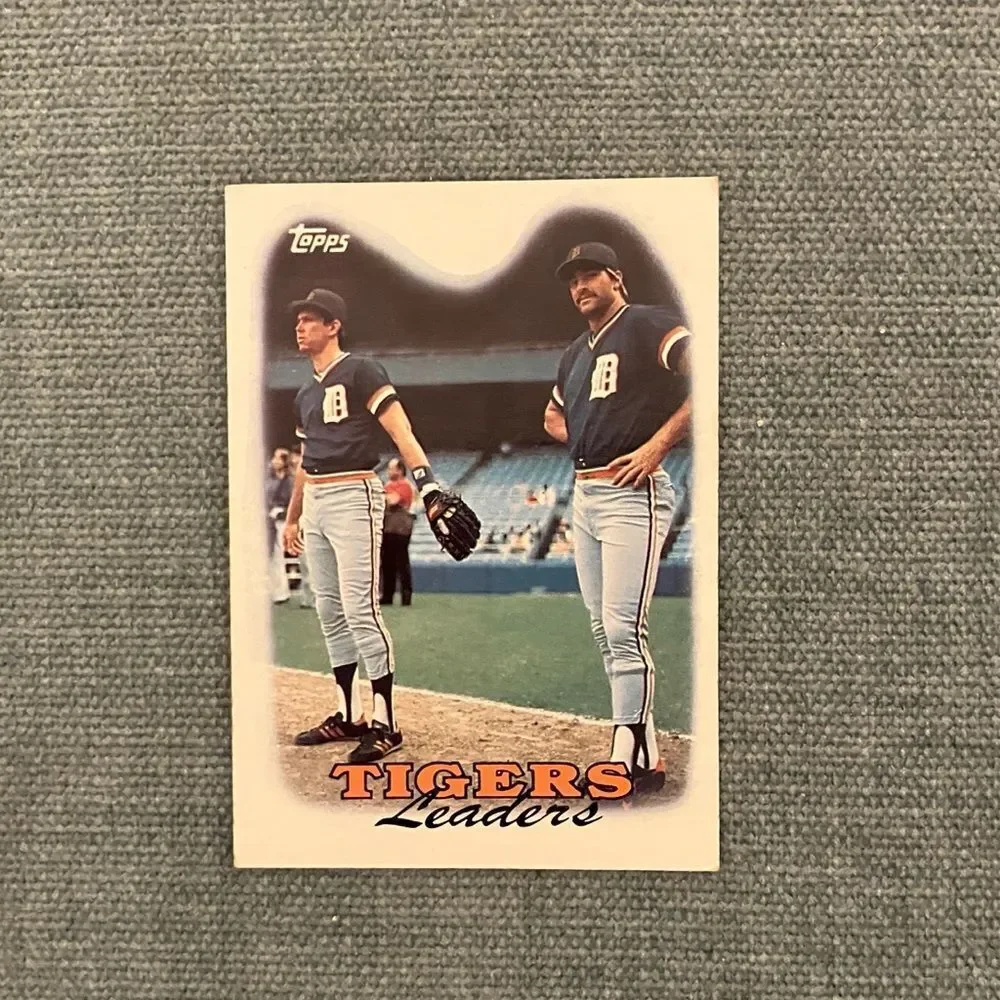 1988 Topps Detroit Tigers Baseball Card Trading Card